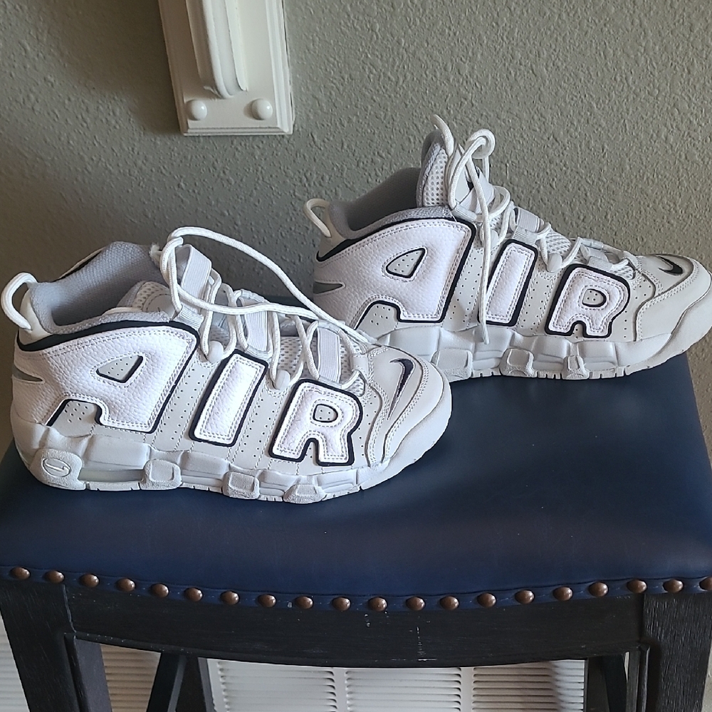 Nike Kids White and Black Air Sneakers